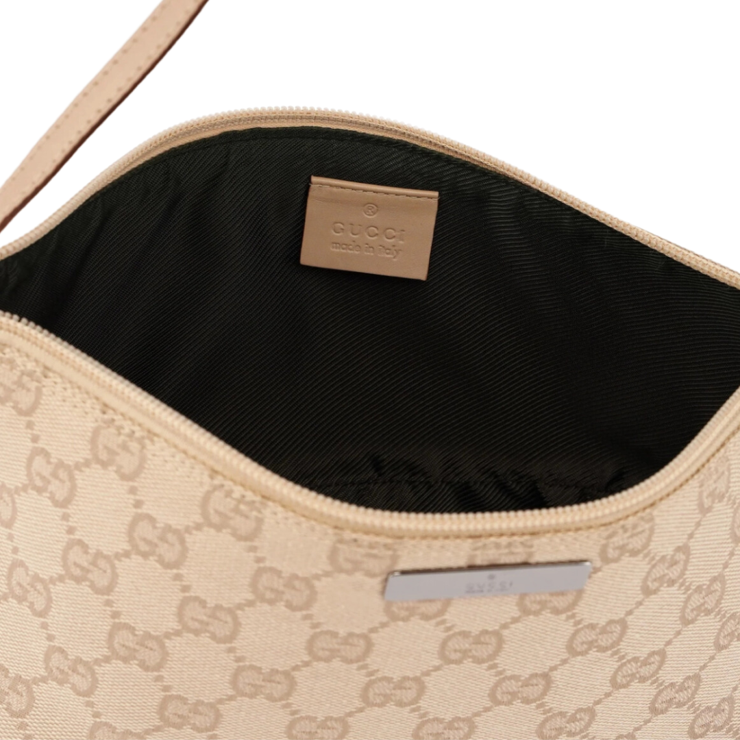 Gucci Pochette Monogram Beige