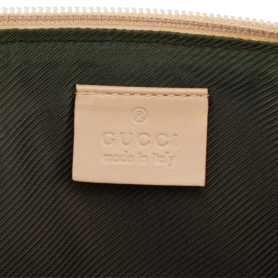 Gucci Pochette Monogram Beige