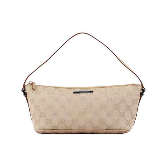 Gucci Pochette Monogram Beige